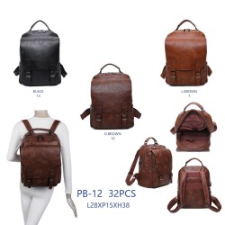 Ref:PB-12 / MOCHILA POLIPIEL HOMBRE - Mochilas para Mujer al
