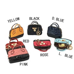 MONEDERO LLAVERO PRECIOSA.BOLSO MINIATURA