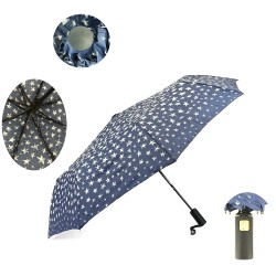 REF:393 / PARAGUAS PLEGABLE AUTOMATICO OCHO VARILLAS