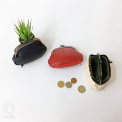 Ref:193087  MONEDERO PIEL CLIP